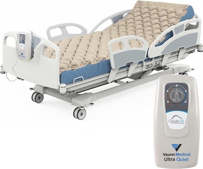 Vaunn Medical Cloud Air Whisper Quiet Alternating Air Pressure Topper