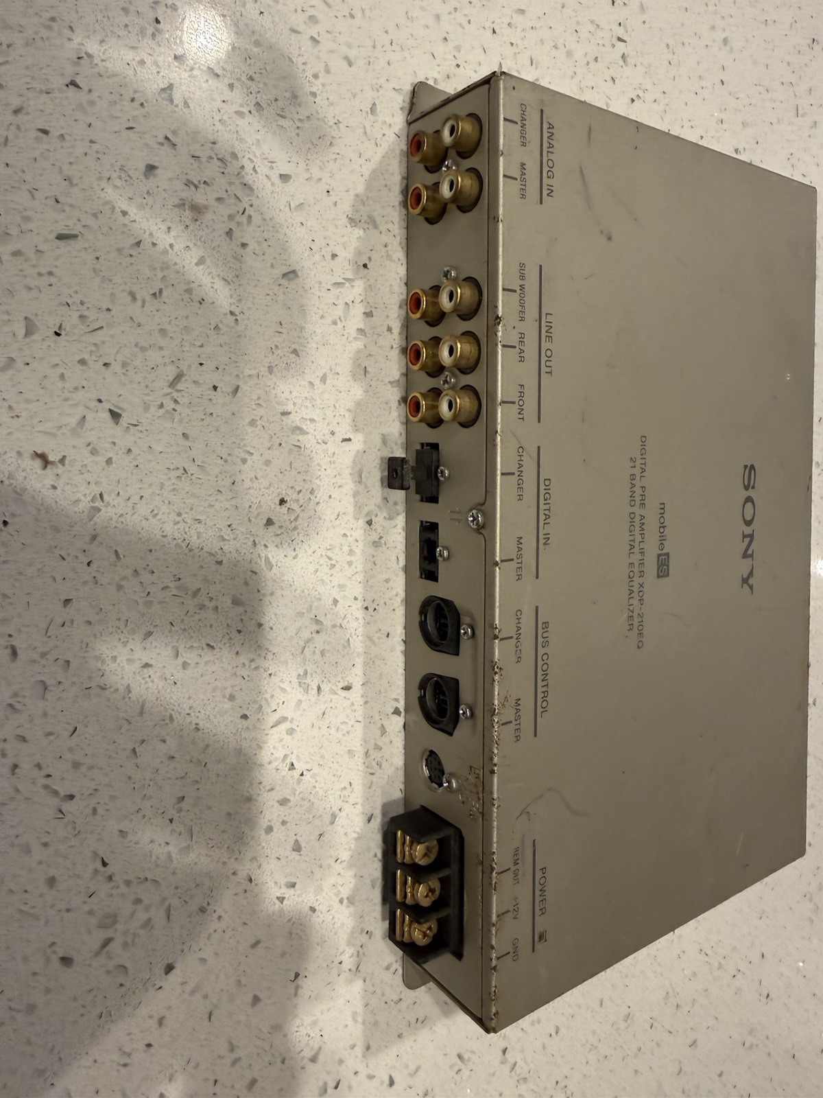 Sony Xdp-210eq 21 Band Digital Equalizer Car Audio