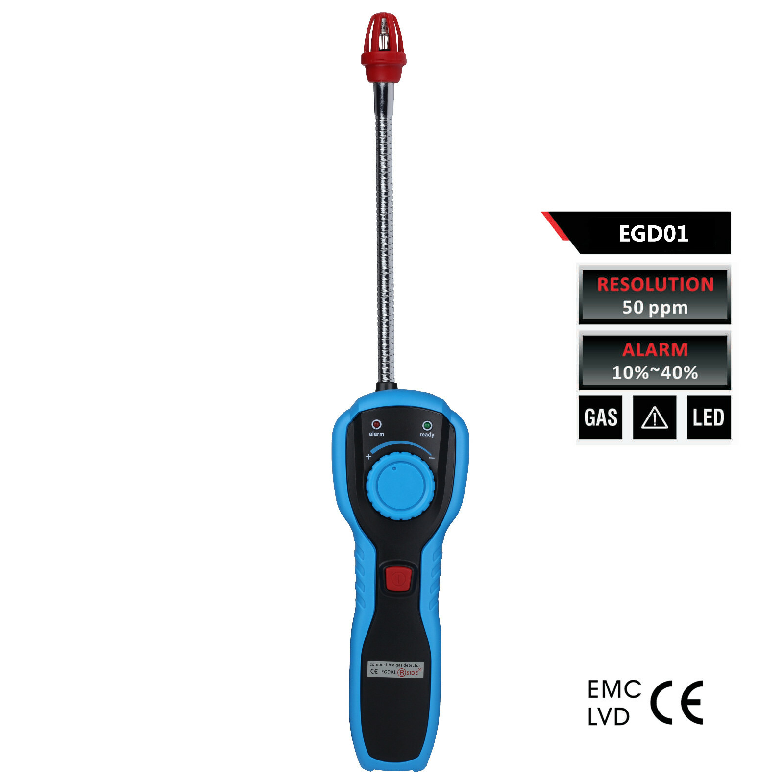 Handheld Multi-function Combustible Gas High Precision Detector EGD01 USA