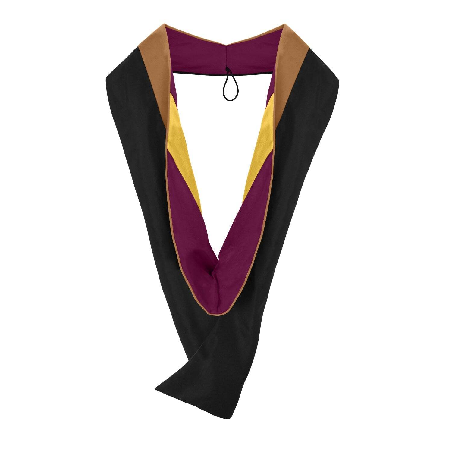Endea Graduation Masters Hood For Business, Accounting - Drab/Maroon/Gold