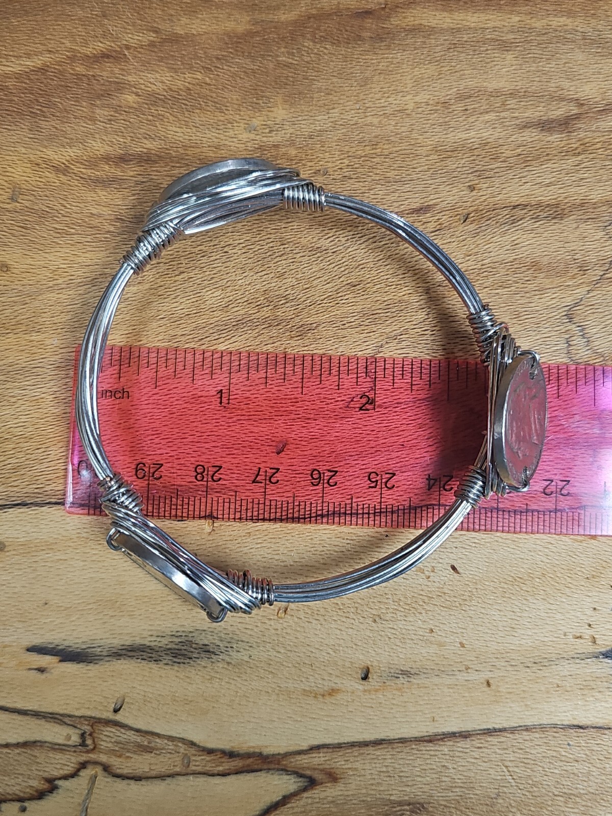 Custom Made Nickle Coin Bracelet Size 8 R441