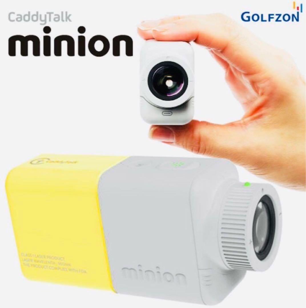 GOLFZON CaddyTalk Minion Golf Laser Distance Meter Yellow Rangefinder - New