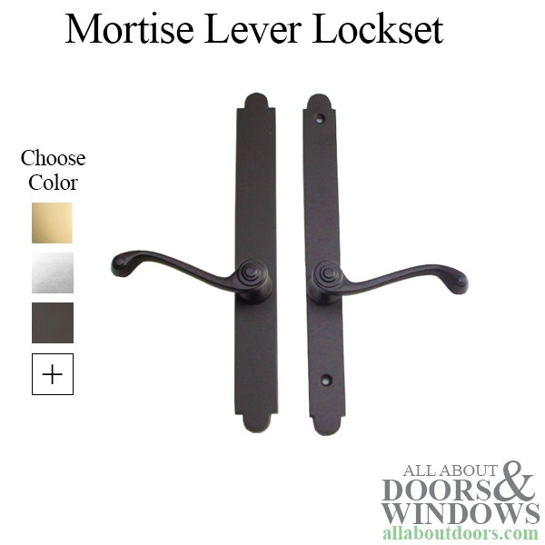 Marks USA 2750 ThinLine Mortise Lever Dummy Set - Reversible Handing