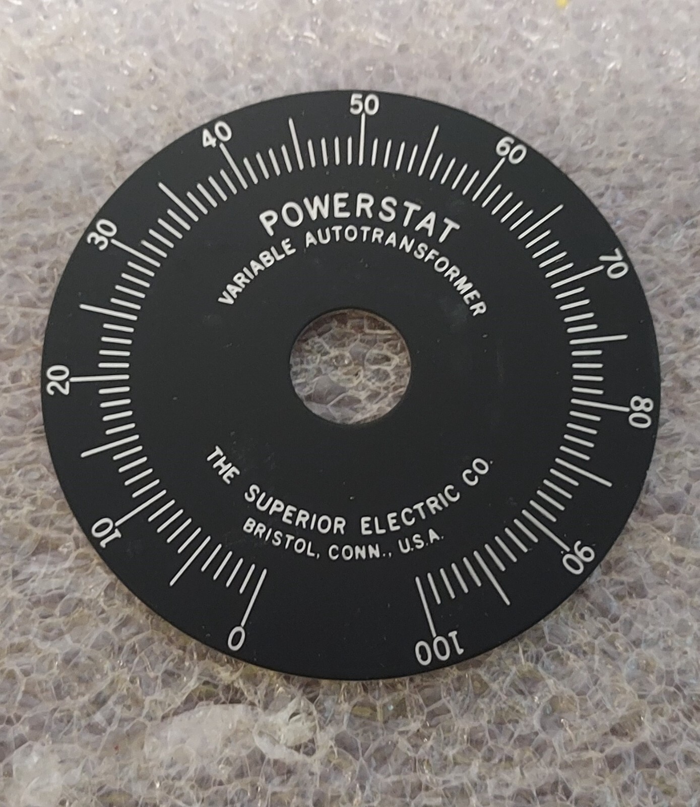'1 PIECE' - PN# 10B - POWERSTAT - TRANSFORMER, VARIABLE