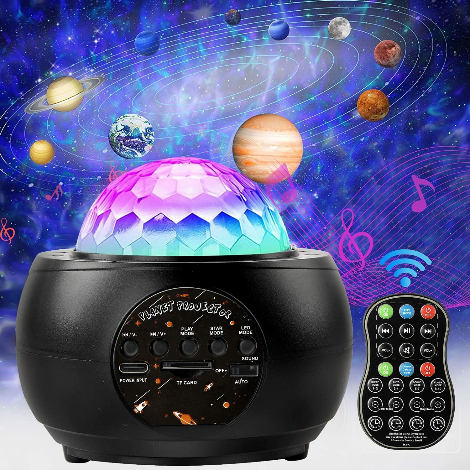 LED Galaxy Projector Starry Night Light Laser Star Sky Ocean Projection Lamp
