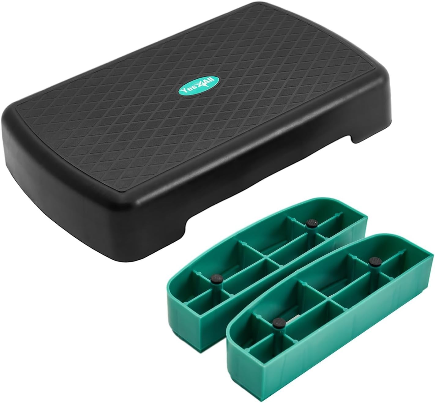 Lightweight Exercise Step Platform with 2 Height Levels for Versatile Workouts