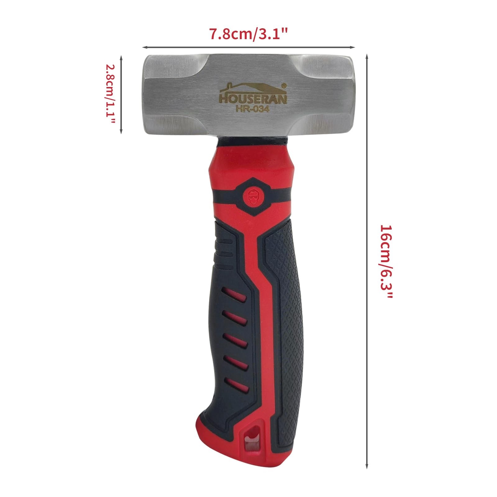 HOUSERAN Sledge Hammer, Mini 1.24lb Sheet Small Hammer