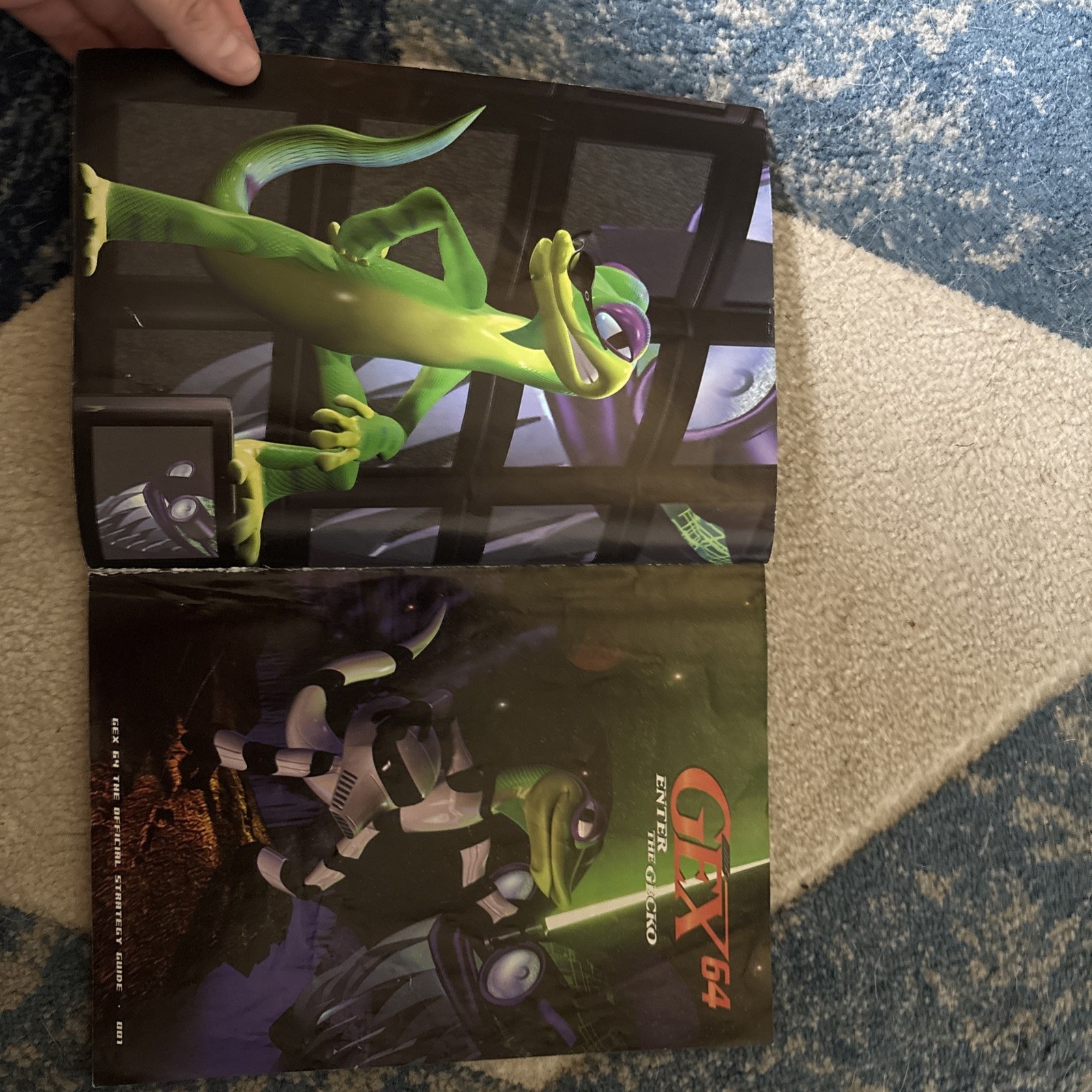 Gex 64: Enter The Gecko Official Strategy Guide Book Millenium Nintendo