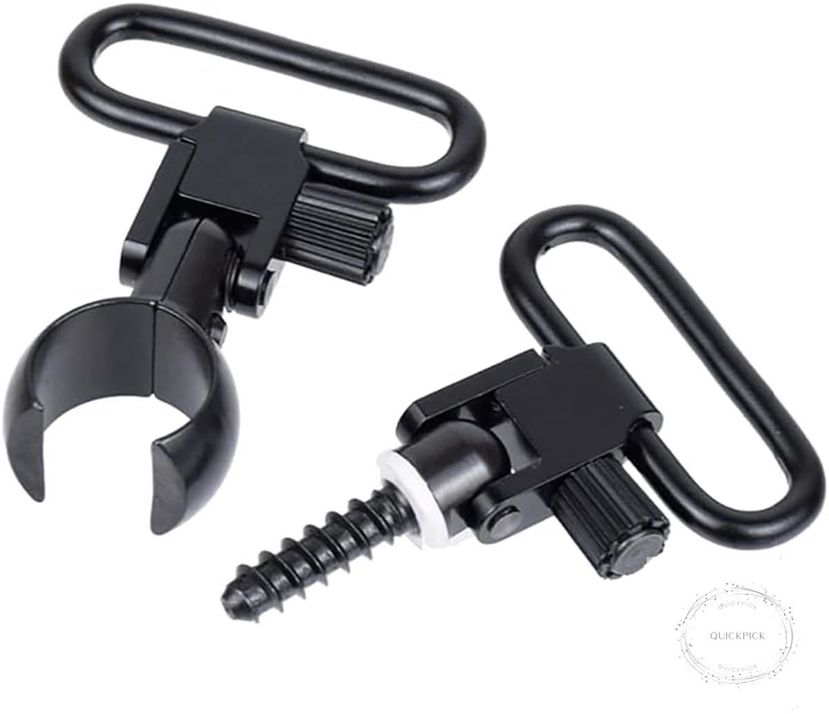 Lever Action Rifle Sling Mount Kit Split Band with 1'' QD 115 Sling Swivels for