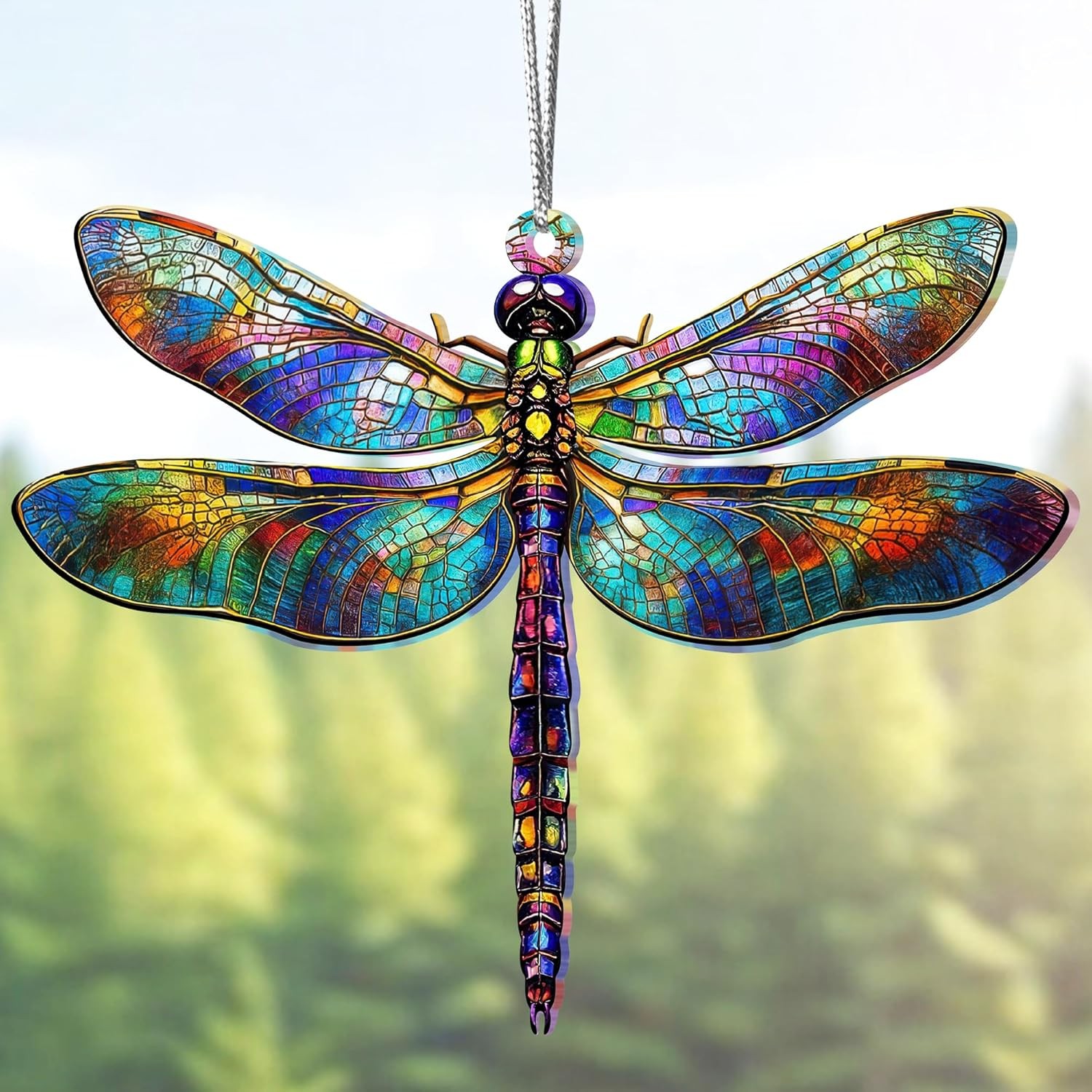 Dragonfly Gifts Women Dragonflies Decor Suncatcher Effect Dragon Fly Stained New