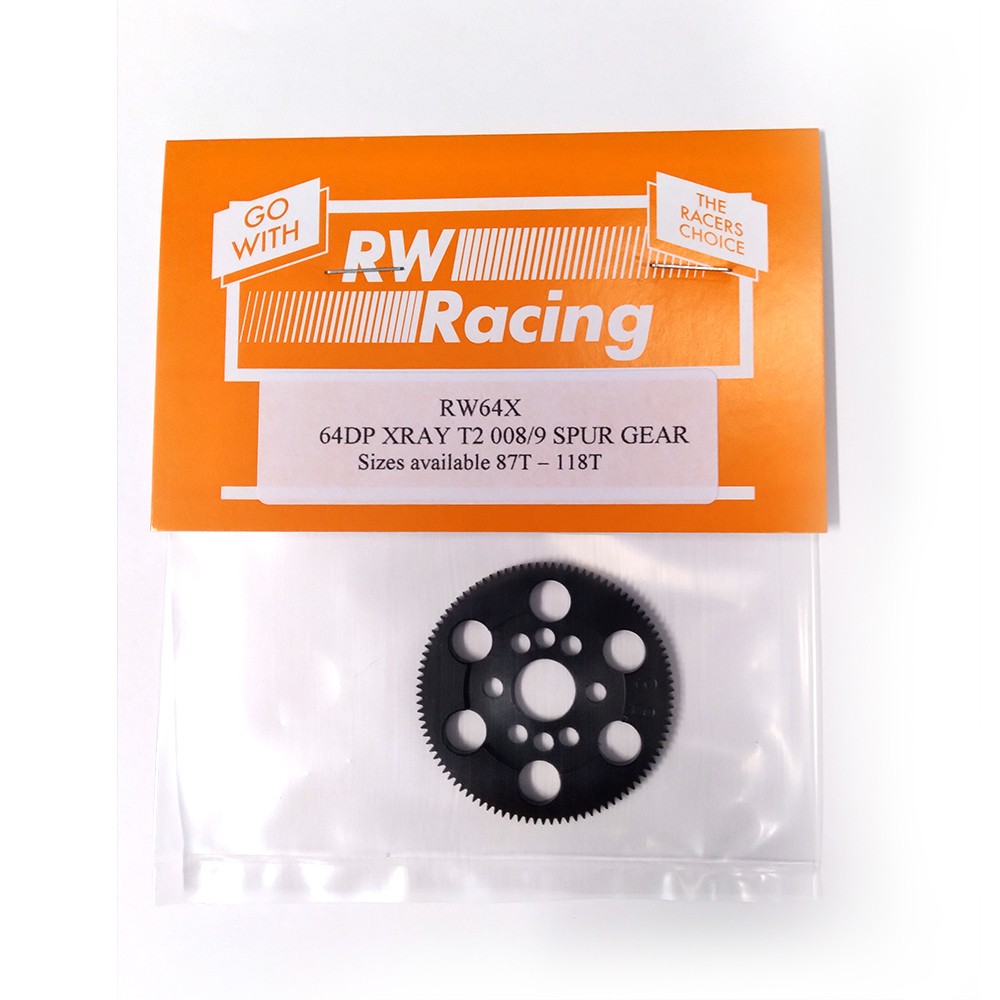 RW Racing RW64X-95T - Ultralight Machined 1/10 TC Spur Gear, XRay, 64P 95T