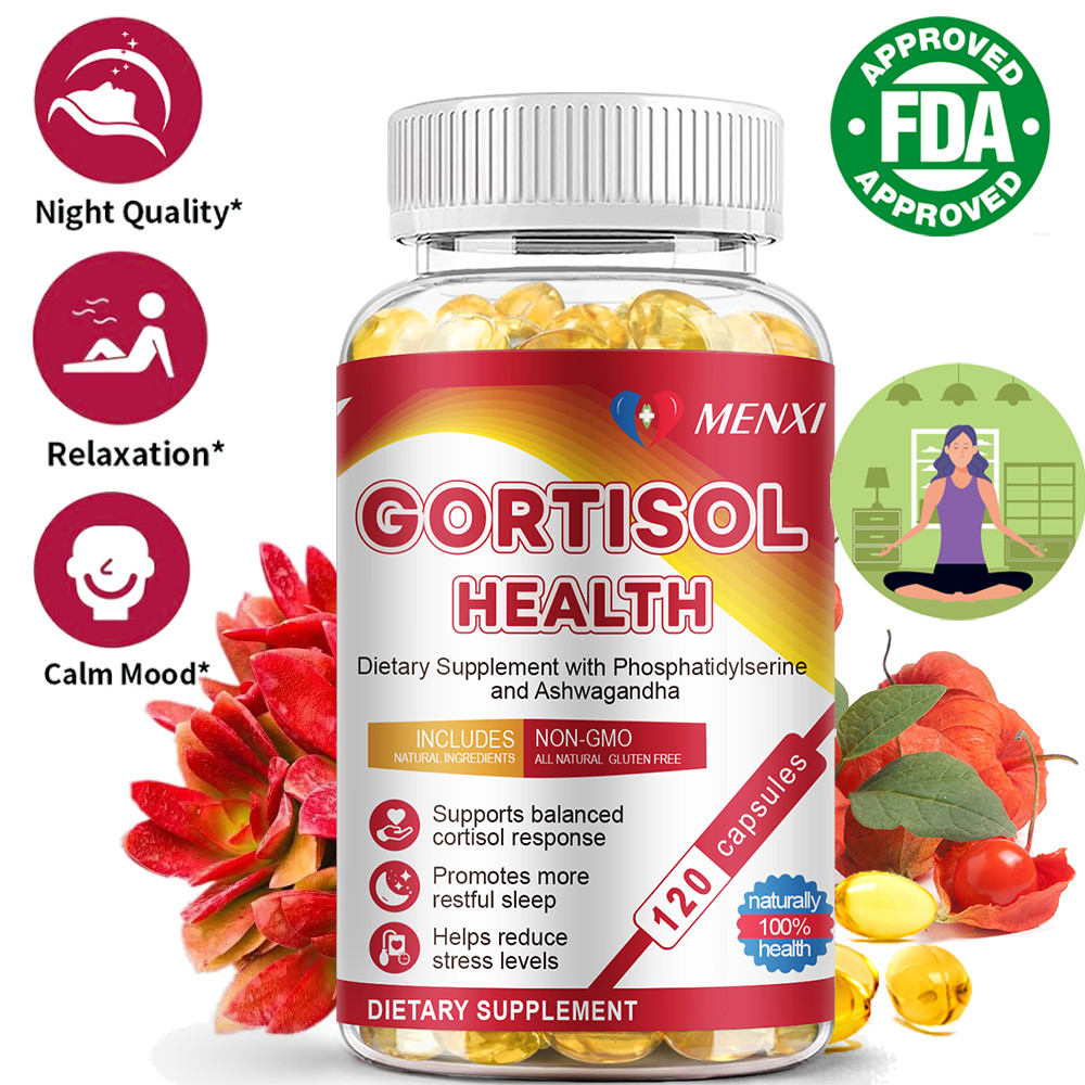 Cortisol Health Capsules 120 capsules Helps Relieve Stress And Improve Sleep