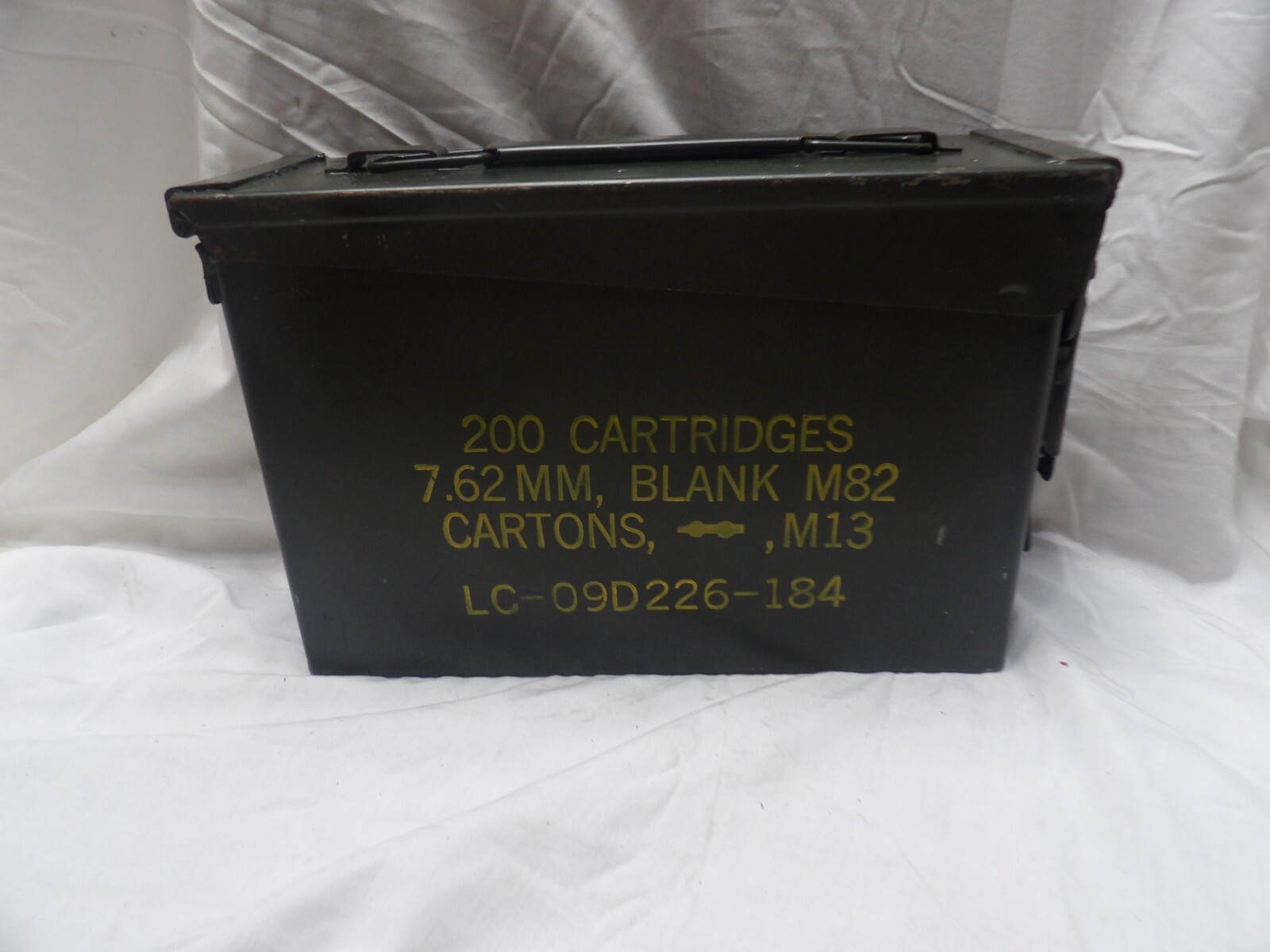 Military 7.62 Ammo Box Blank M82 200 Cartridges