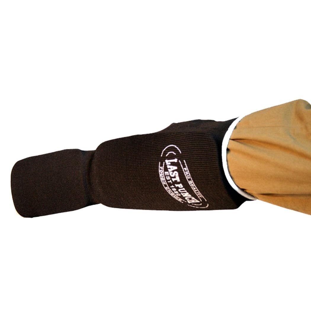 Black Professional Martial Arts Shin Pads XL
