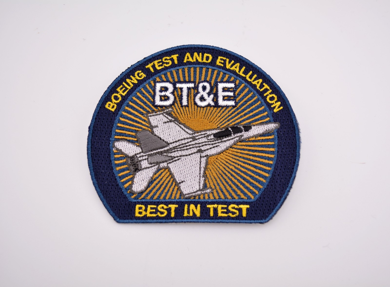 Boeing Test & Evaluation BT&E Best in Test fighter jet patch