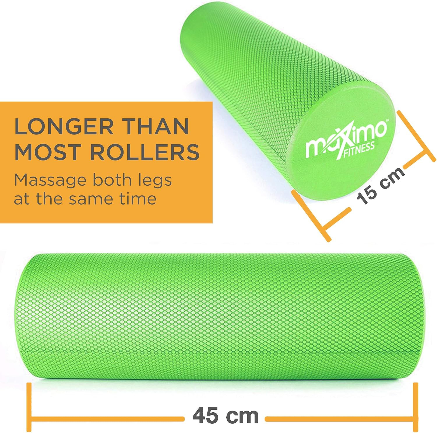 Foam Roller - High Density Exercise Roller for Trigger Point Self Massage, Muscl