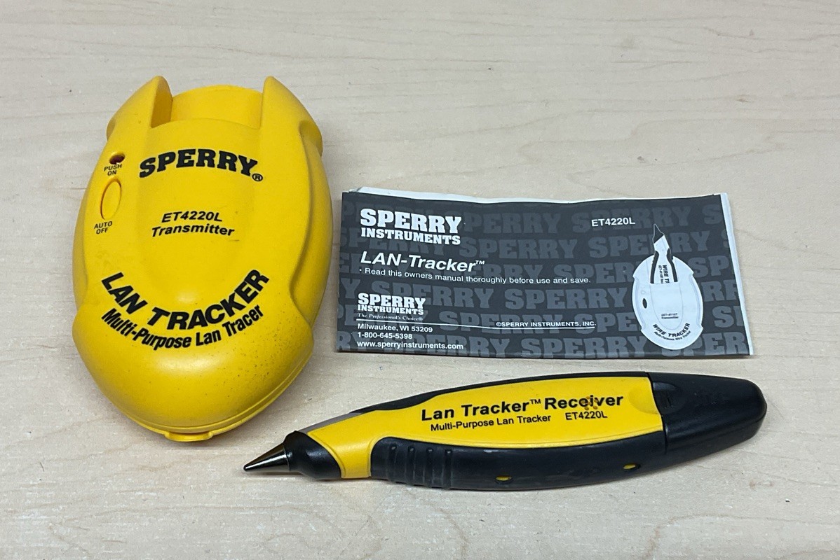 Sperry Instruments Multi-Purpose LAN tracker ET4220L Coaxial Ethernet tracker