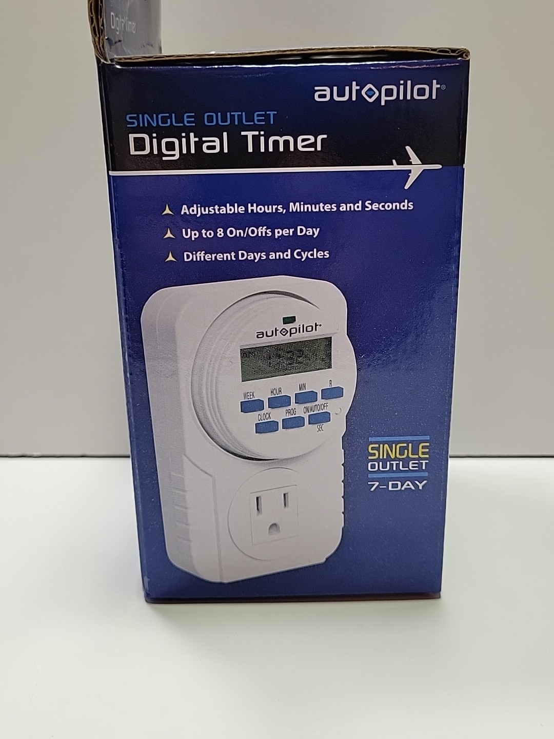 Autopilot 7-Day Single Outlet Digital Programmable Timer TM01715 1725W 15A NEW
