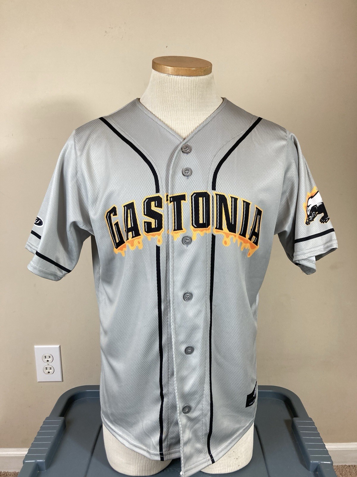 NWT OT SPORTS Gastonia Honey Hunters Badger MiLB Jersey YOUTH BOYS XL