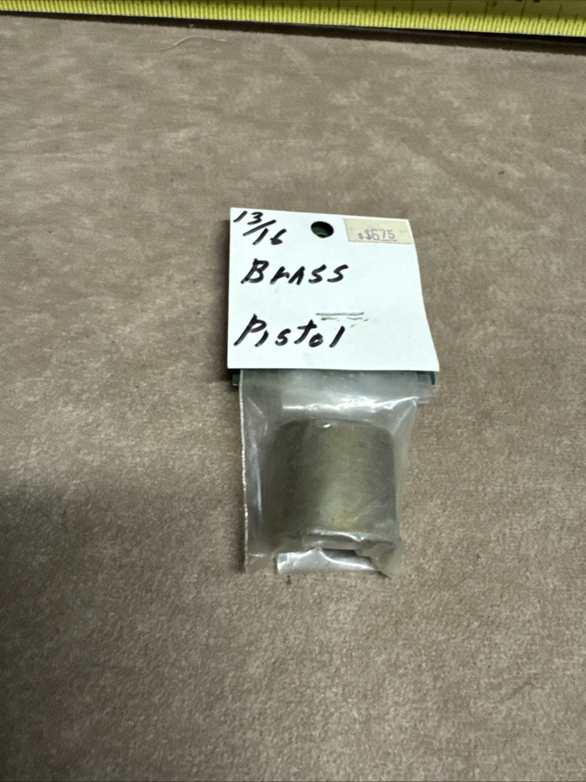 13/16 Muzzleloader Pistol Nose Cap Brass
