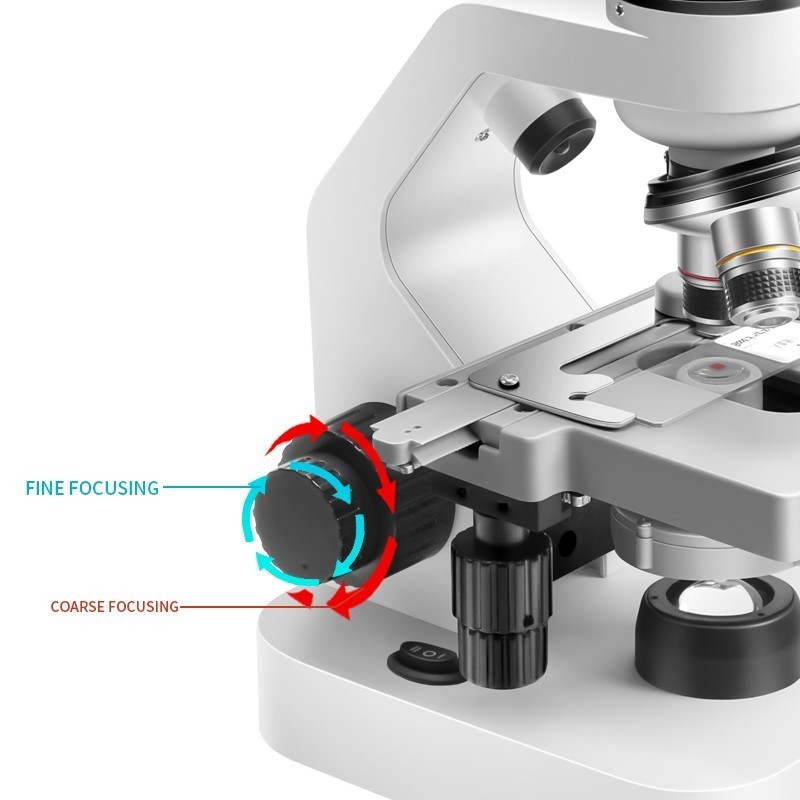 omg Scope B120C 40X-2000X LED Lab Binocular Compound Microscope with 3D-StageEle