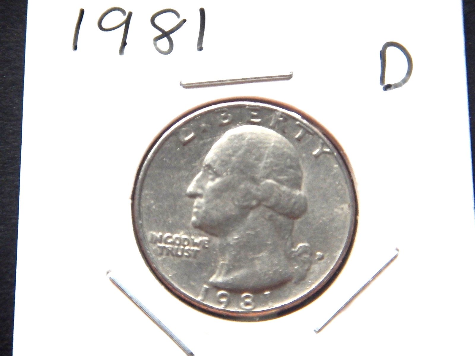 1981 (D) George Washington Quarter