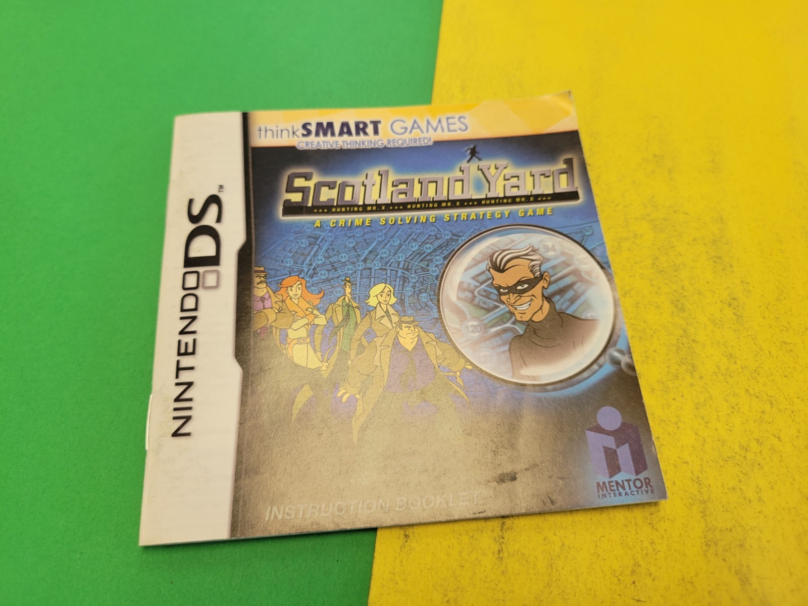 ThinkSMART: Scotland Yard (Nintendo DS, 2011) Manual Only
