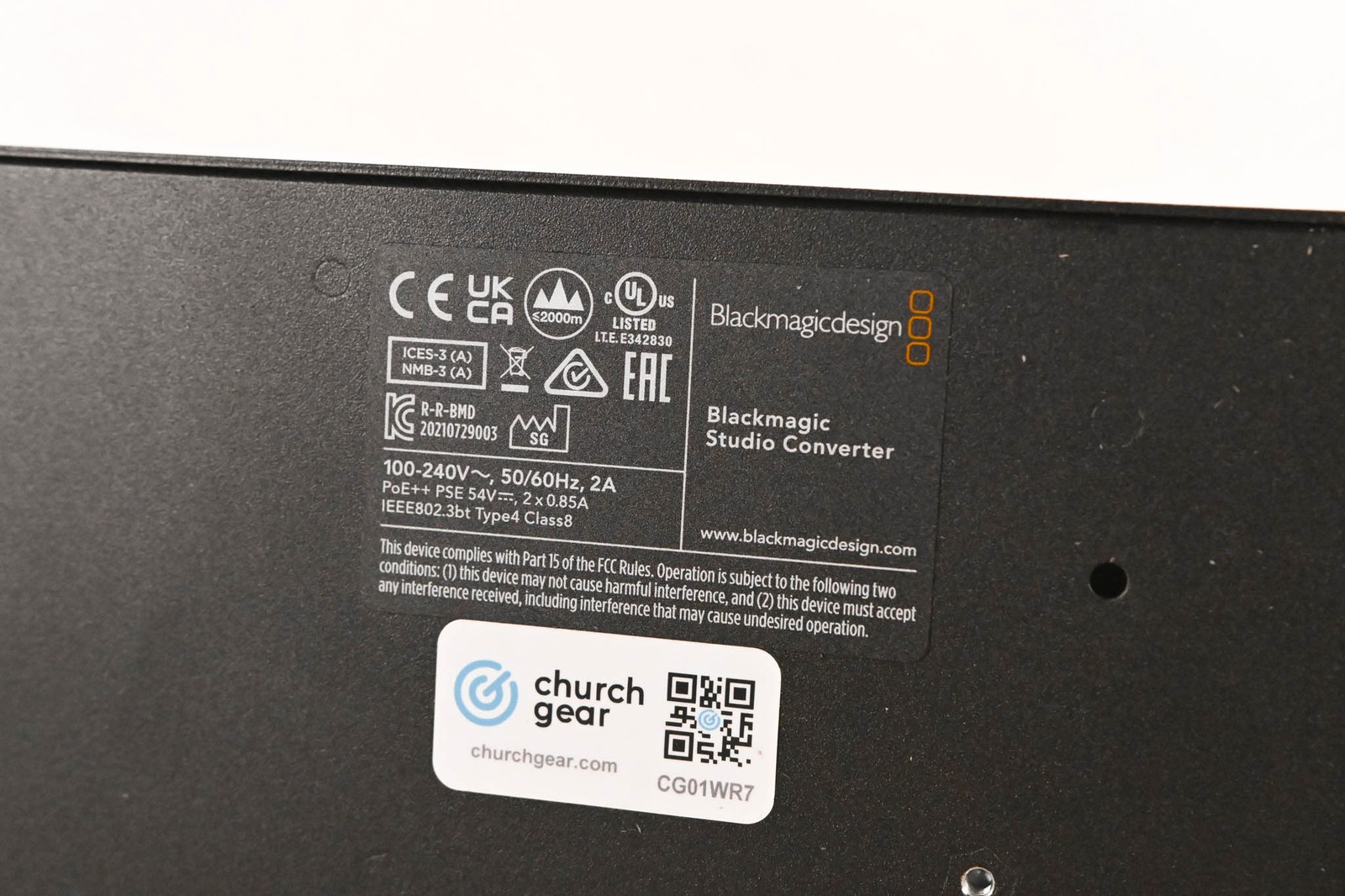 Blackmagic Design Studio Converter CG01WR7