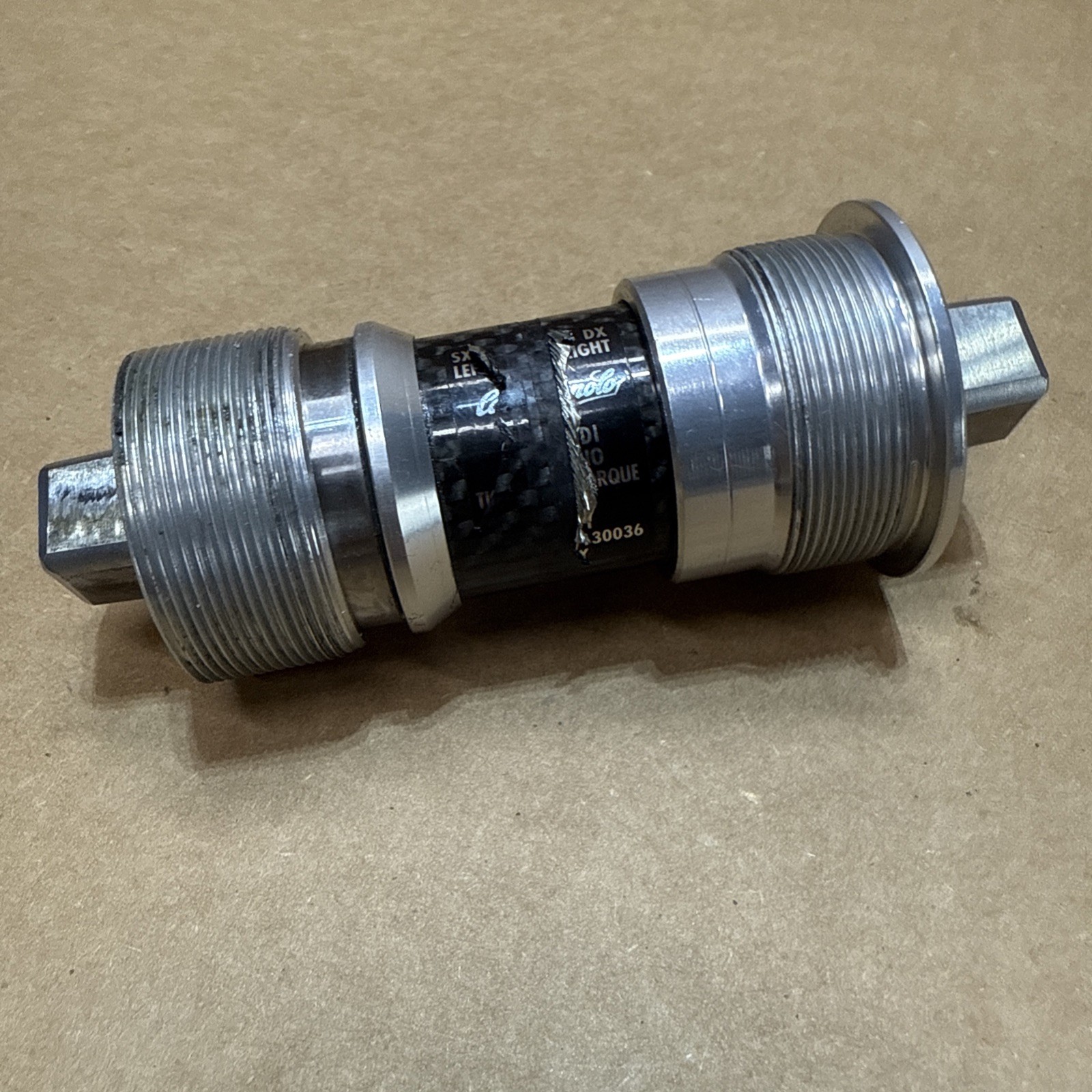 Campagnolo Record 68mm Englsih Thread Square Taper Bottom Bracket 102mm Wcl52