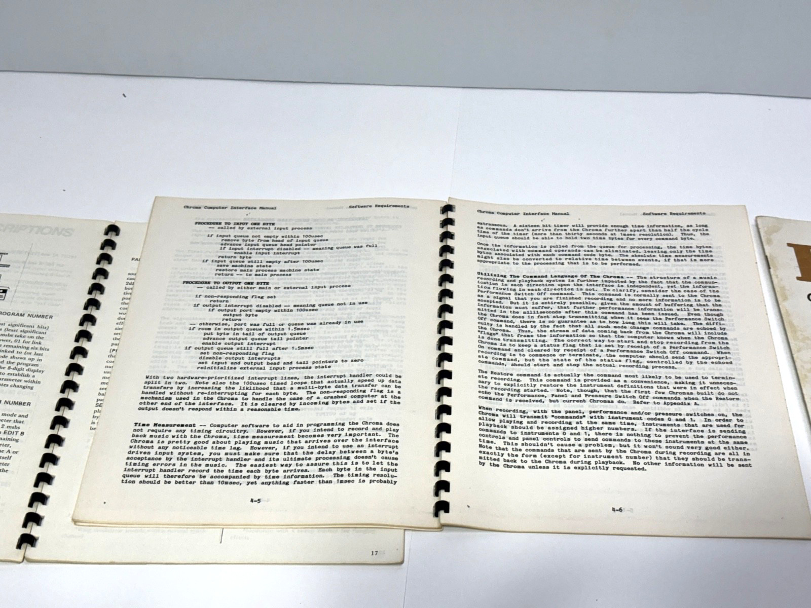 Vintage Rhodes Chroma Binder + Manuals – Programming, Interface & Performance