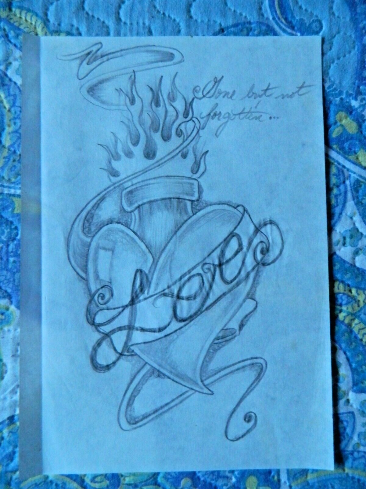 Hand Drawn Picture Gone but not Forgotten