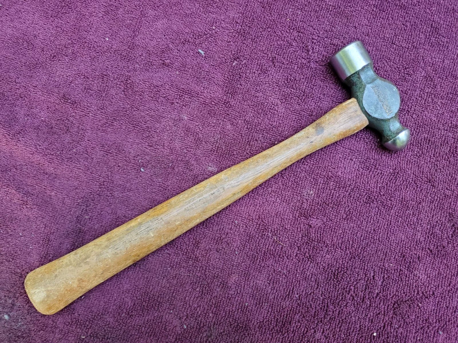Vintage CRAFTSMAN 38464 12oz. Ball Peen Hammer Made In USA Trademark M #1