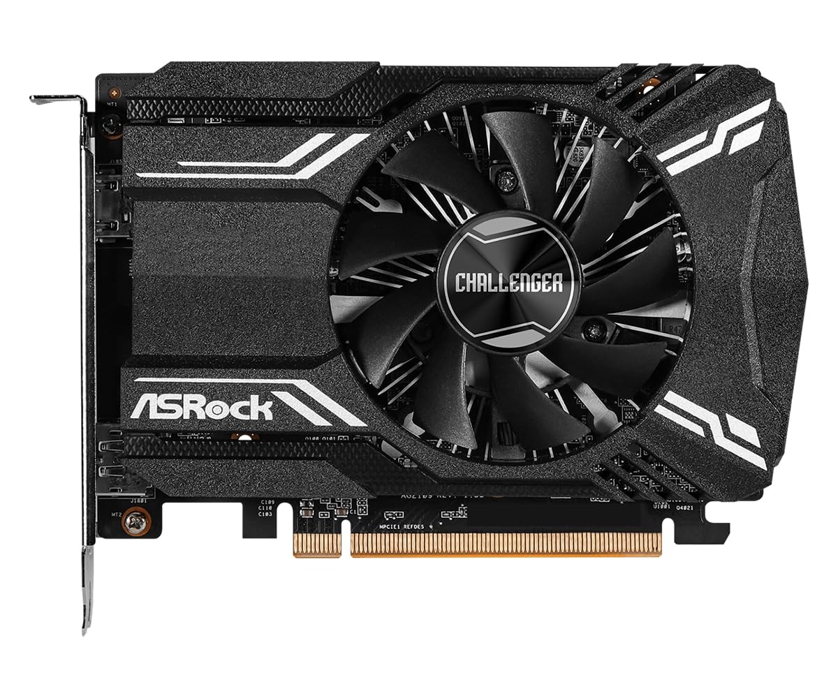 AMD Radeon RX 6400 Challenger ITX 4GB GDDR6 0dB Cooling 16 Gbps Graphics Card