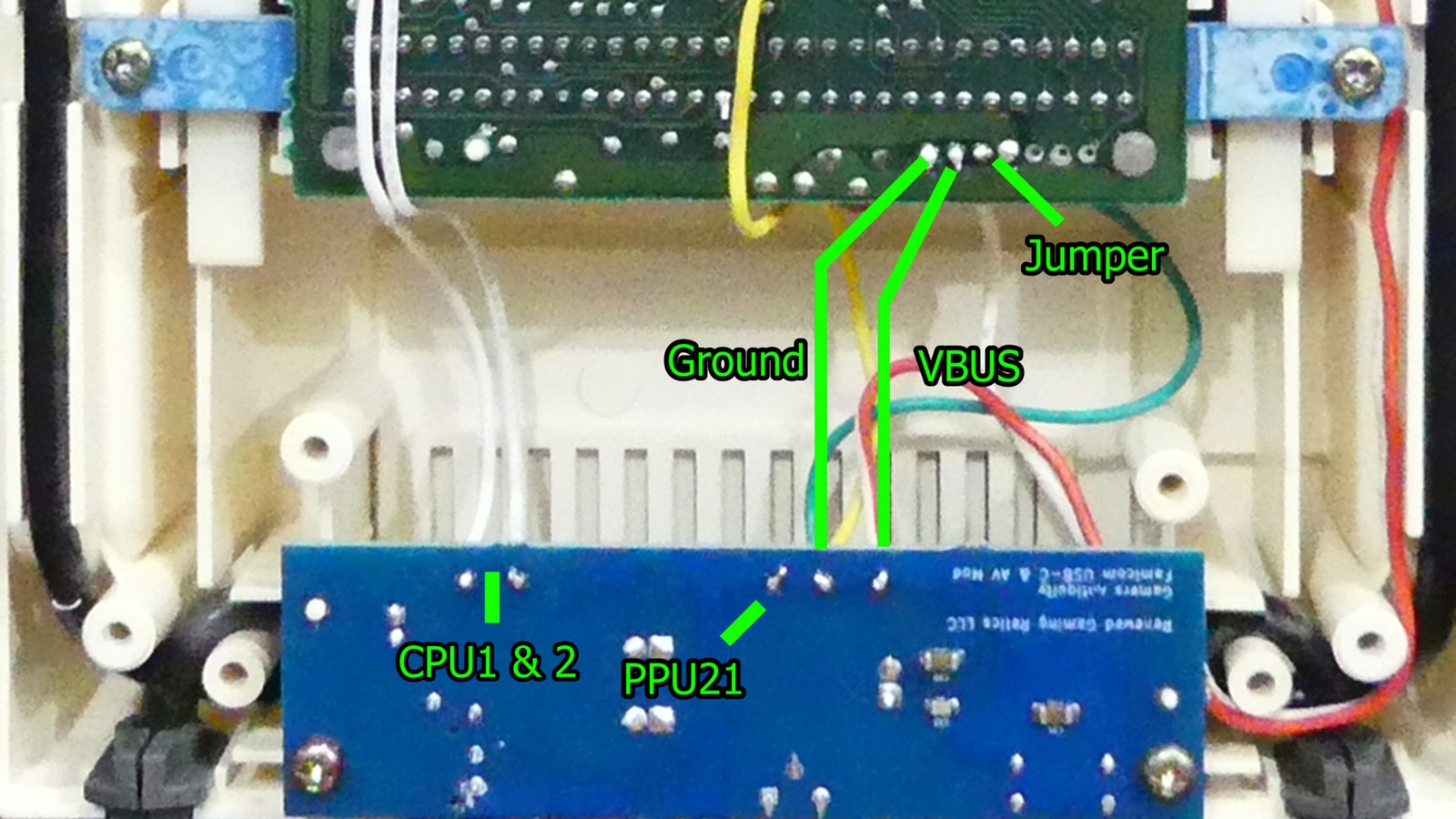 Famicom USB-C & AV Mod