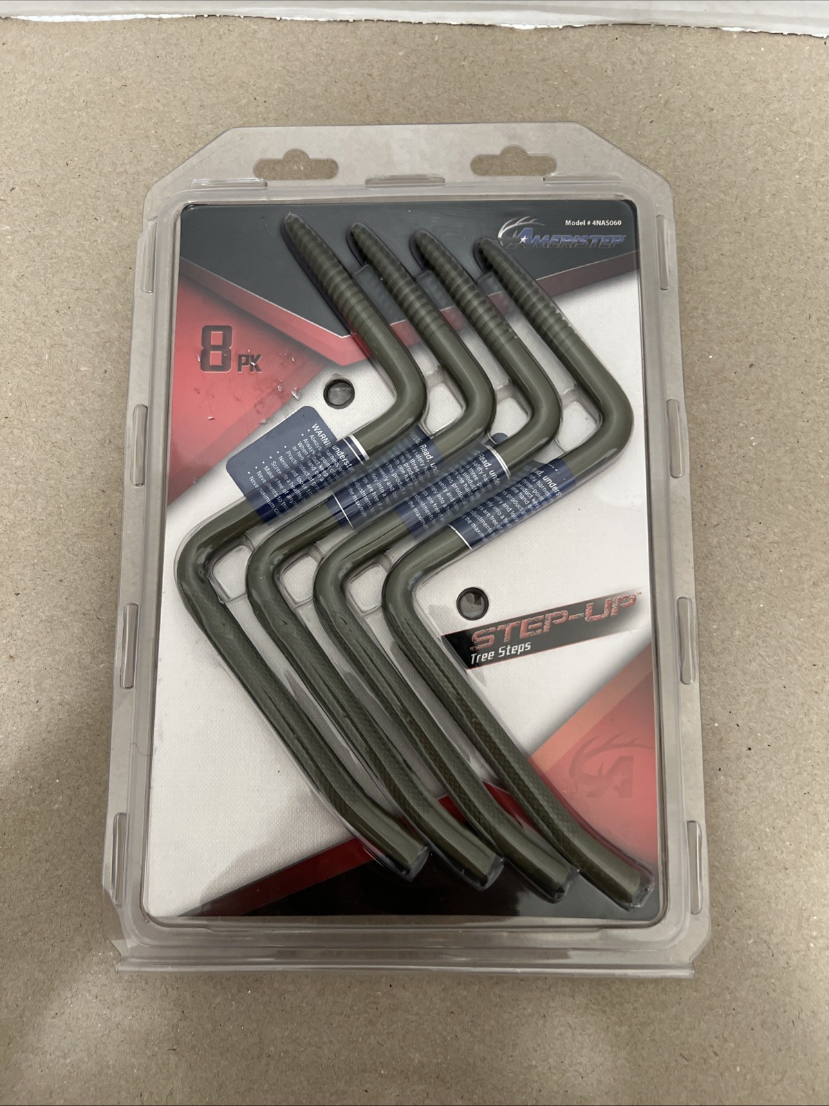 Step Up Tree Steps 8 Pack Tool Free Easy Install 750lbs Capacity Non Slip Grip