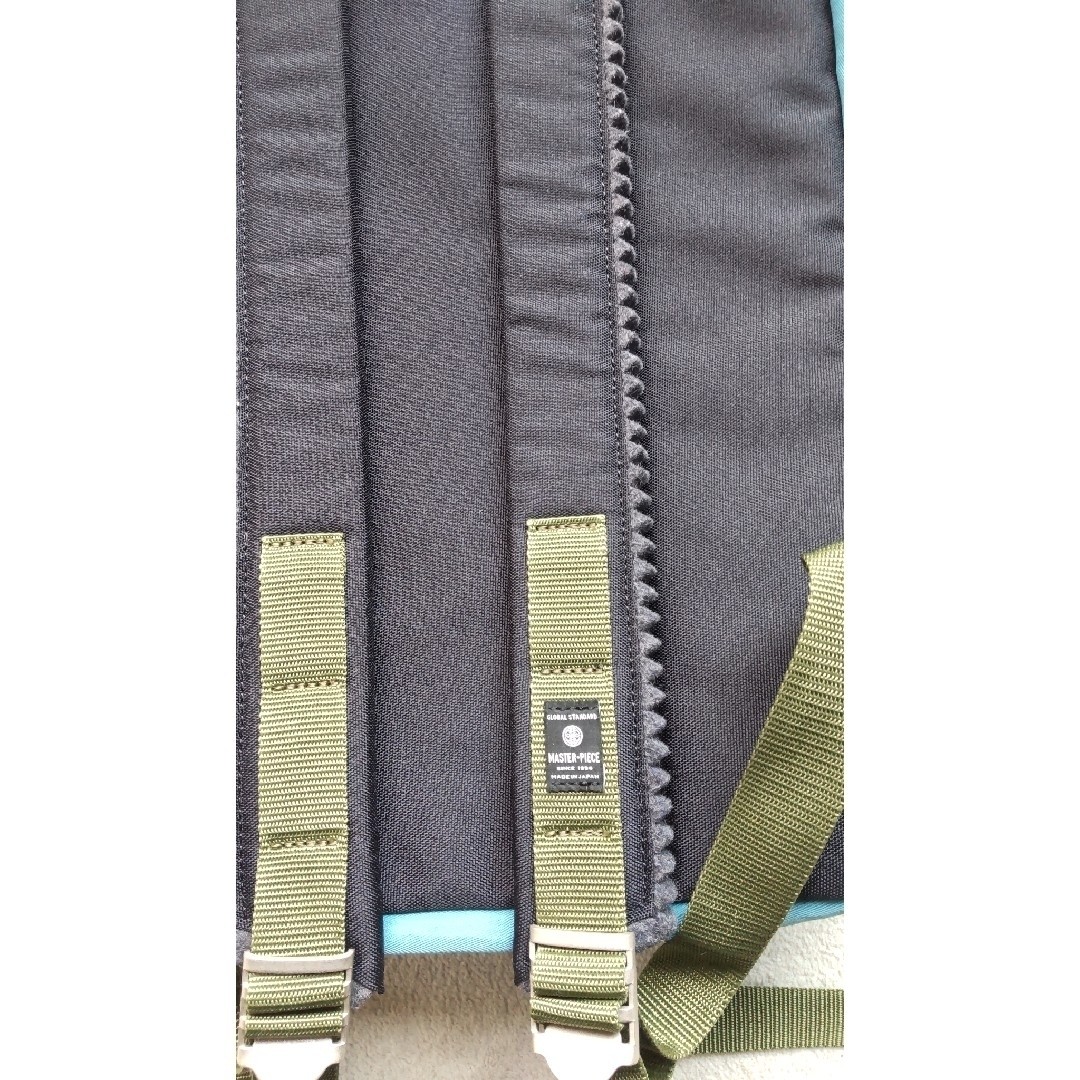Masterpiece Backpack Blue Leather Cord Adjustable From Japan