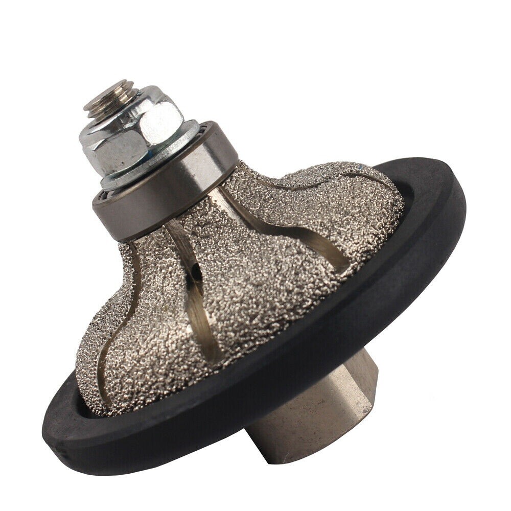 1-1/4" Ogee-Bullnose Diamond Hand Profiler Wheel Router Bit for Granite Concrete