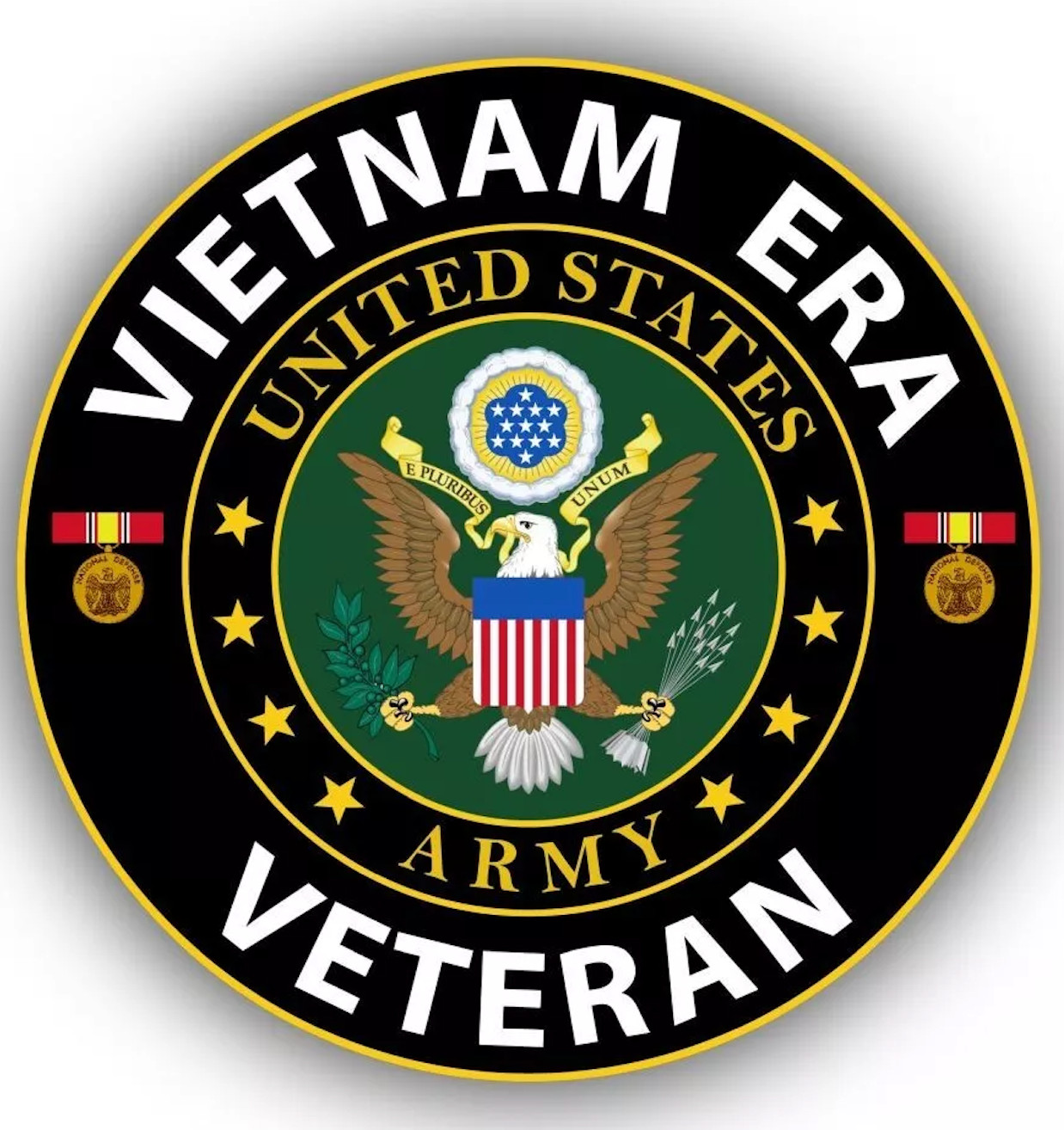 Vietnam Era Veteran US Army Military Bumper Sticker Vinyl Decal 5"