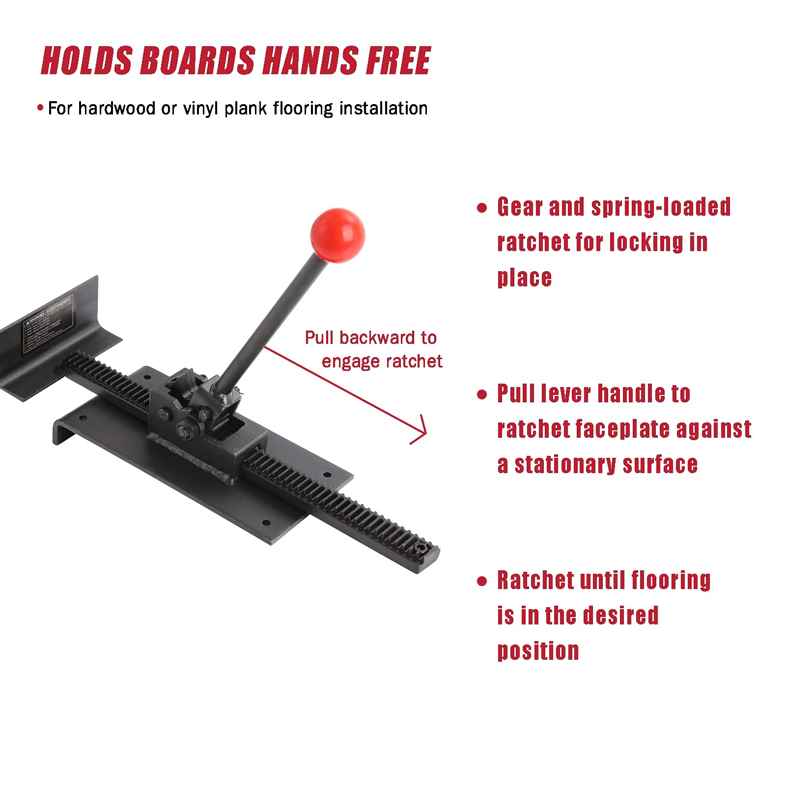 Professional Hardwood Flooring Jack Positioning Tool Board Alignment Installer