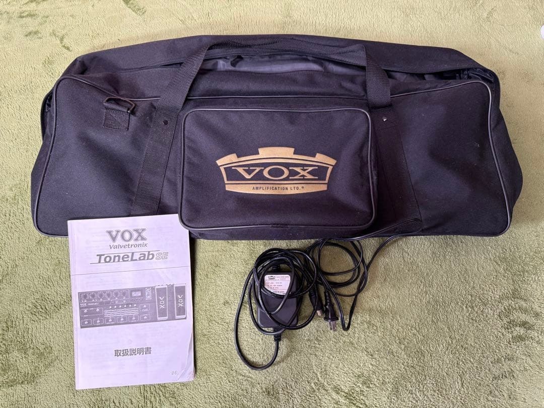 VOX ToneLab SE Guitar Multi Effects Processor Pedal AC Adapter Manual Sound