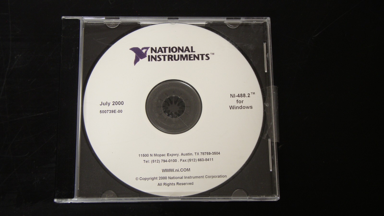 National Instruments  GPIB Installation Software, NI-488.2 / 500739E-00