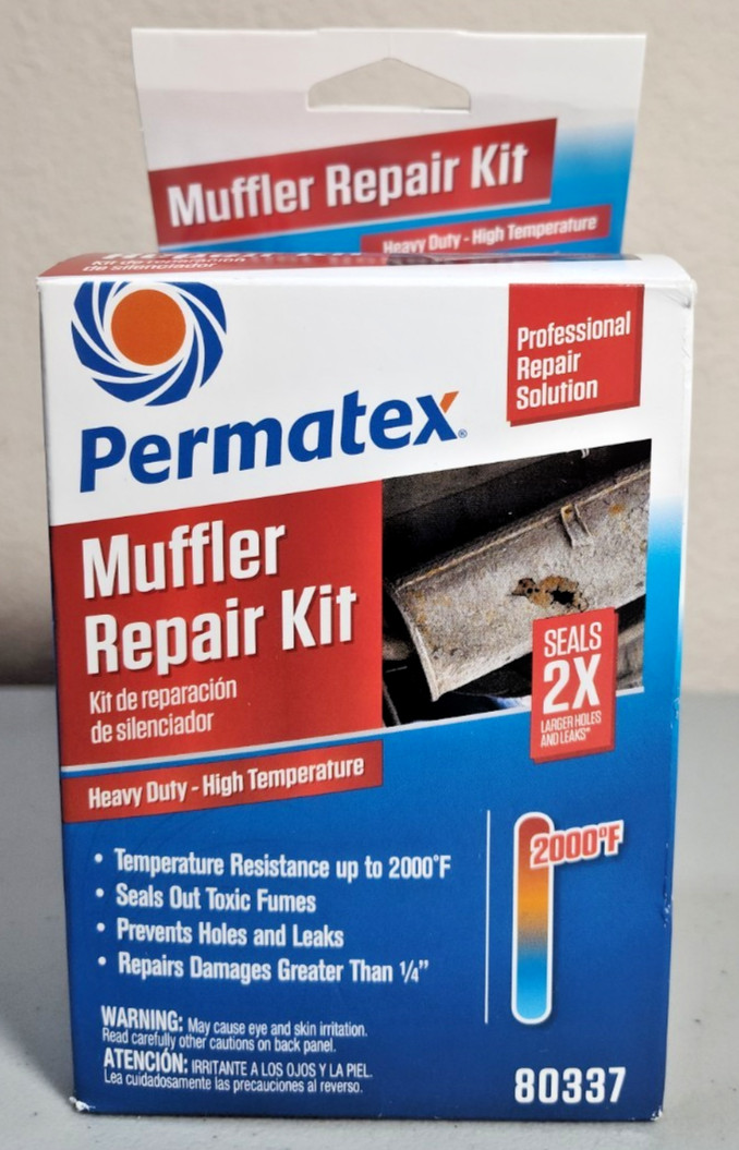 Permatex Muffler Repair Kit Heavy Duty High Temperature 80337