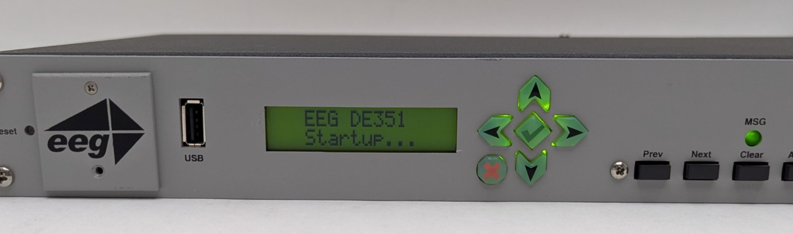 EEG DE351 HD NAS Closed Caption Decoder SDI Video Broadcast Processor AS-IS READ