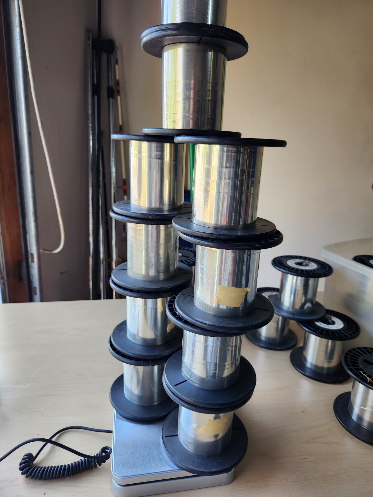 REA 8 pounds 10 rolls  Buss Wire  Tinned, Factory Roll .003 x .026 solar tabbing