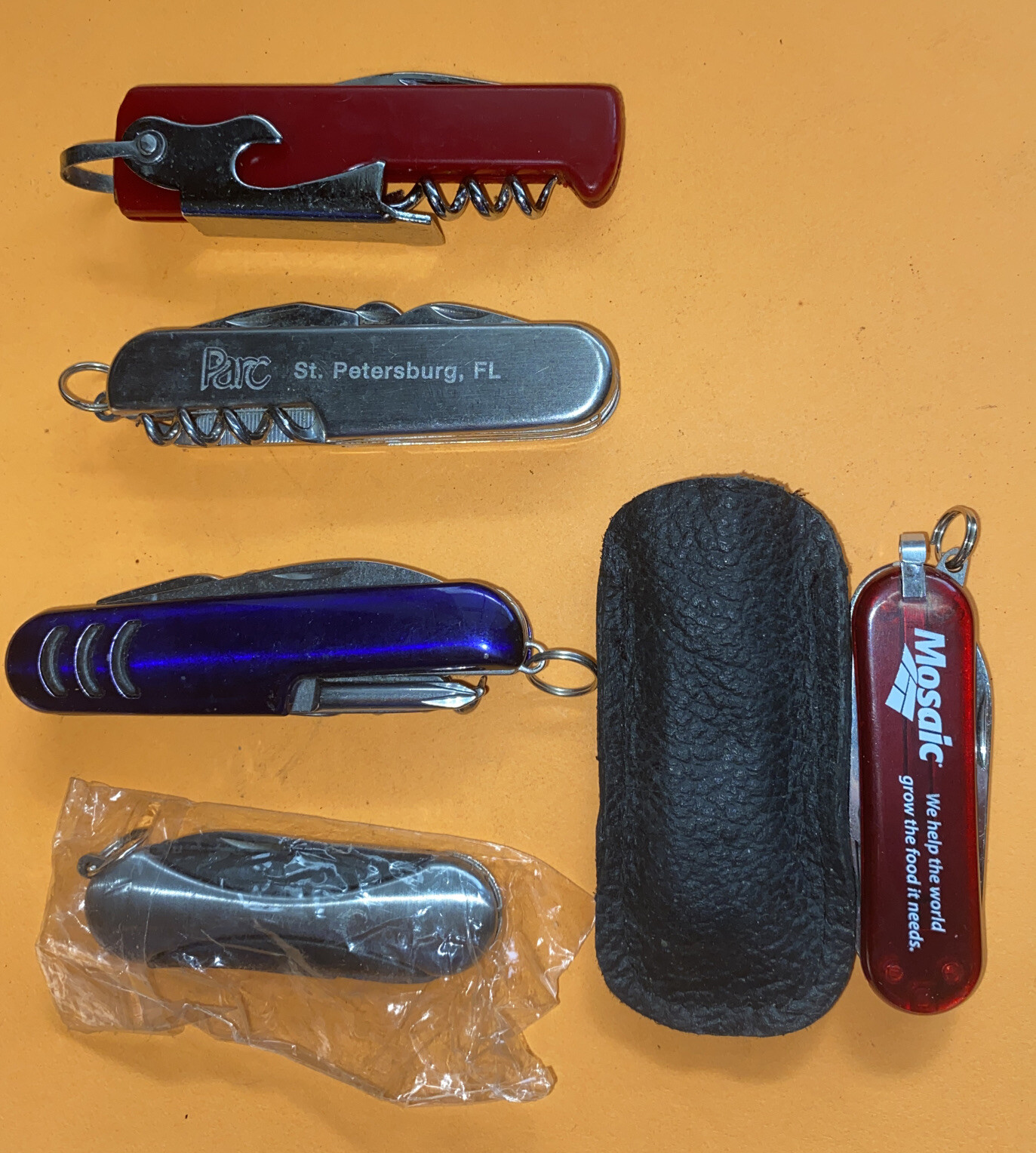 *PRE-OWNED-UNBRANDED-BLUE MULTI-TOOL (LOT OF 5)-FREE SHIPPING*