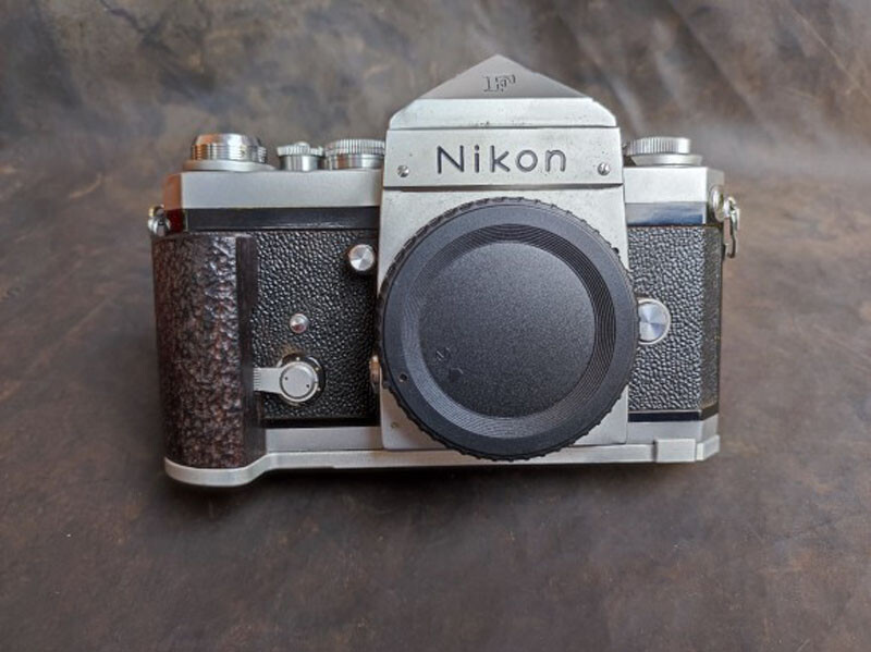 Handmade Wood L Hand Grip Handle w/Aluminium alloy Plate Base for Nikon F Camera