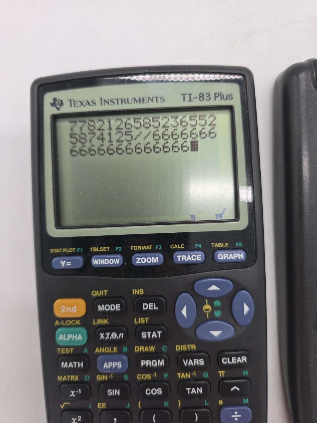 Texas Instruments TI-83 Plus Graphing Calculator w/ Cover