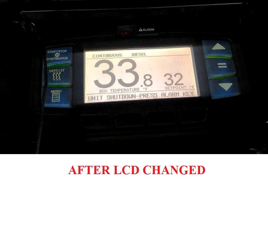 TRP LCD DISPLAY REPLACEMENT FOR CARRIER Transicold X2 X3 X4 HE19