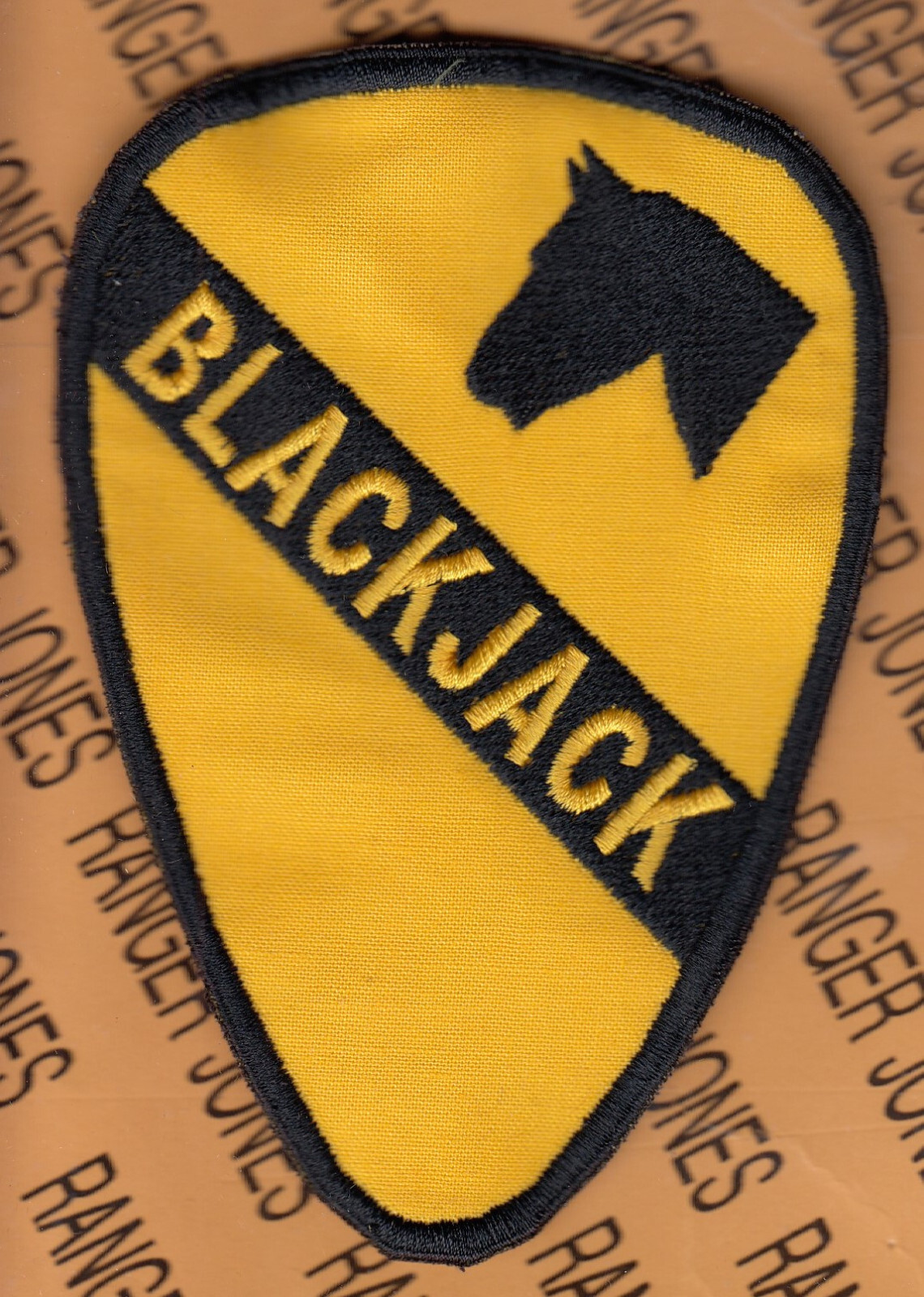 US Army BLACKJACK 2nd Bde, 1st Cavalry Division ~5" patch c/e B
