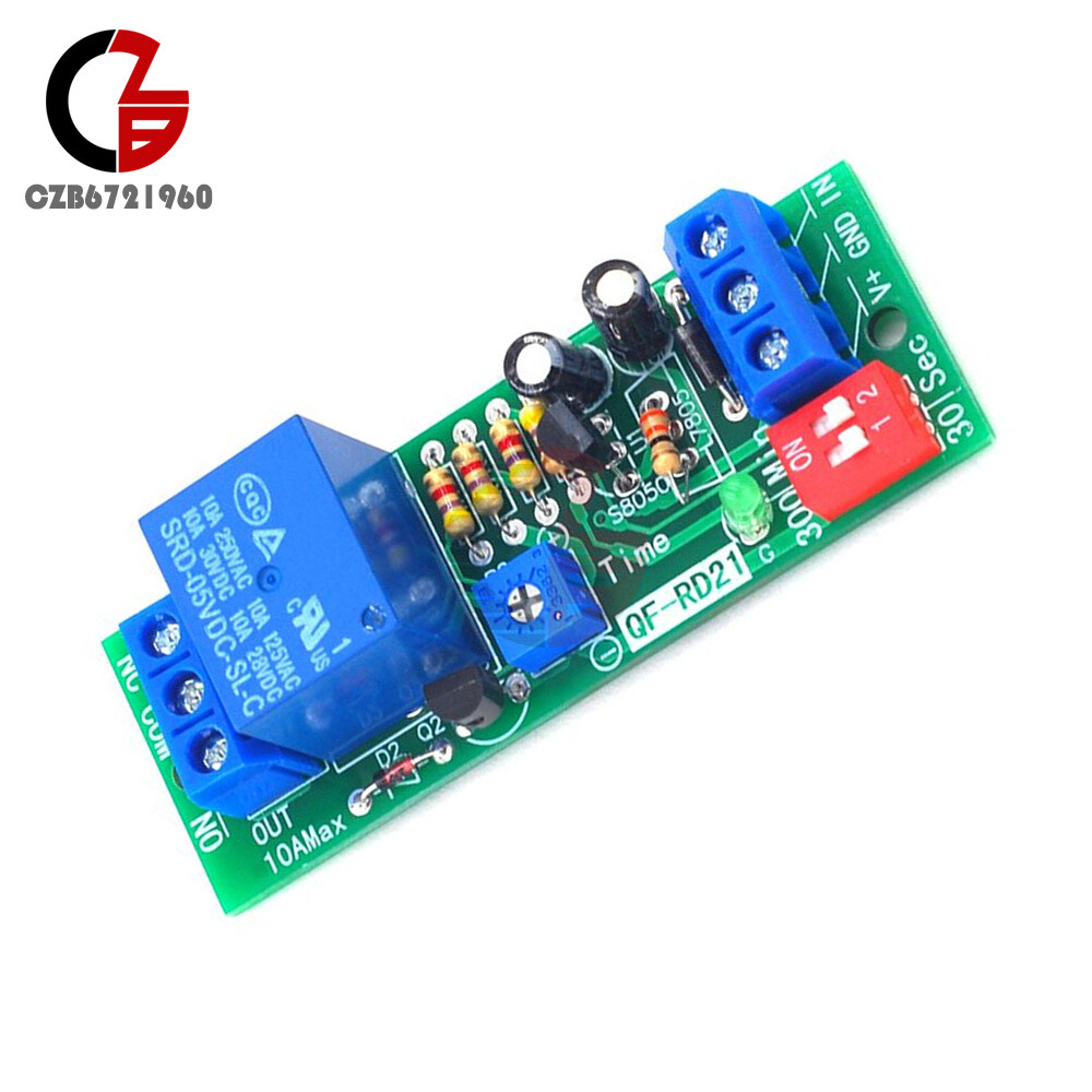 DC 5V/12V/24V Adjustable Time Delay Timing Timer Relay Switch Turn ON/OFF Module